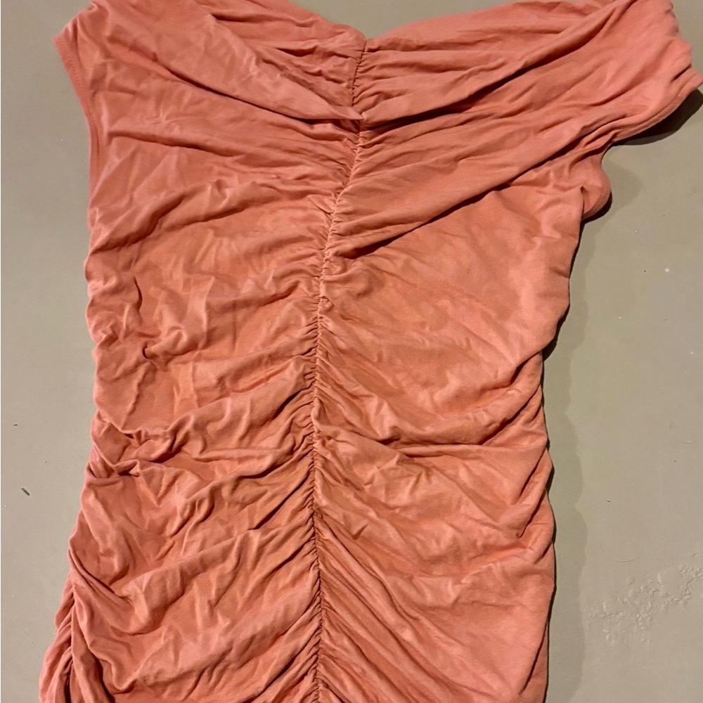 VENUS Ruched Pink Top - Picture 3 of 3